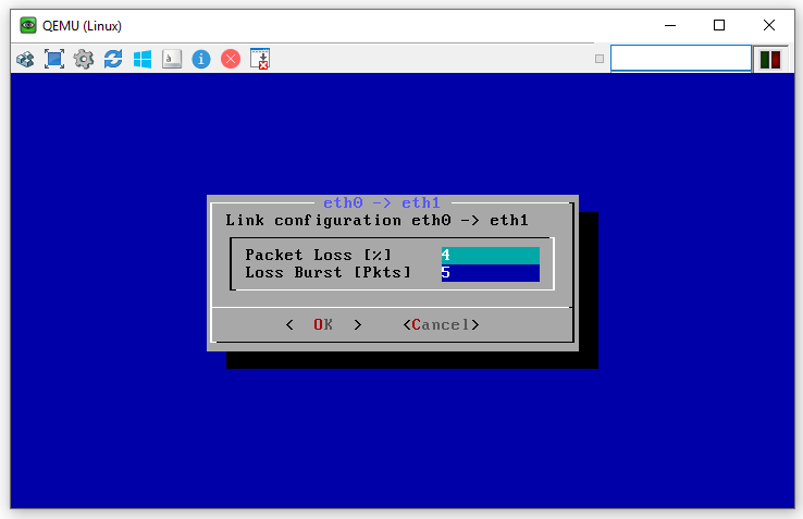 Configuring Packet Loss on Netem