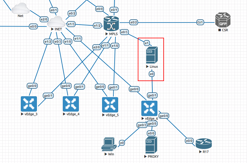 NETem node on EVE-NG