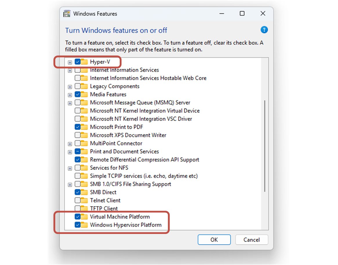 Enable Hyper-V on Windows 11 Pro