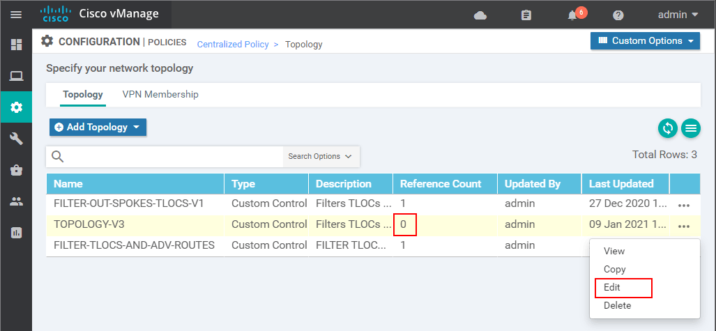Enabling spoke-to-spoke communication - Step 7